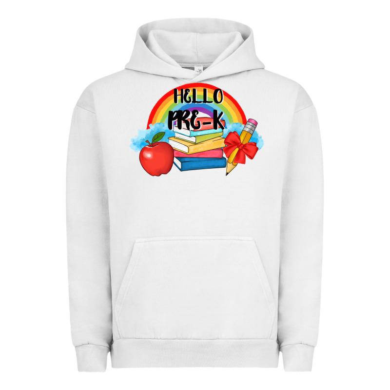 Back To School Hello Pre K Urban Hoodie by AdoDesignShop | Teevron