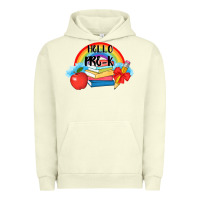 Pigment Pistachio back to school hello pre k Urban Hoodie - AdoDesignShop