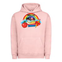 Pigment Salmon back to school hello pre k Urban Hoodie - AdoDesignShop