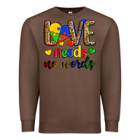 Chestnut love needs no words Premium Sweatshirt - Zillion Design Studio