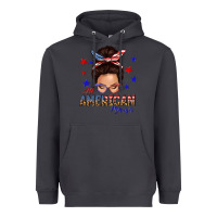 Smoke all american mama messy bun Heavyweight Hoodie - texasbilliewilder