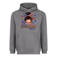 Storm all american mama messy bun Heavyweight Hoodie - texasbilliewilder