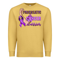 Antique Gold Pancreatic Cancer Warrior Premium Sweatshirt - texasbilliewilder