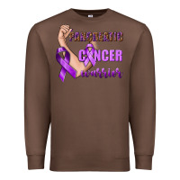 Chestnut Pancreatic Cancer Warrior Premium Sweatshirt - texasbilliewilder