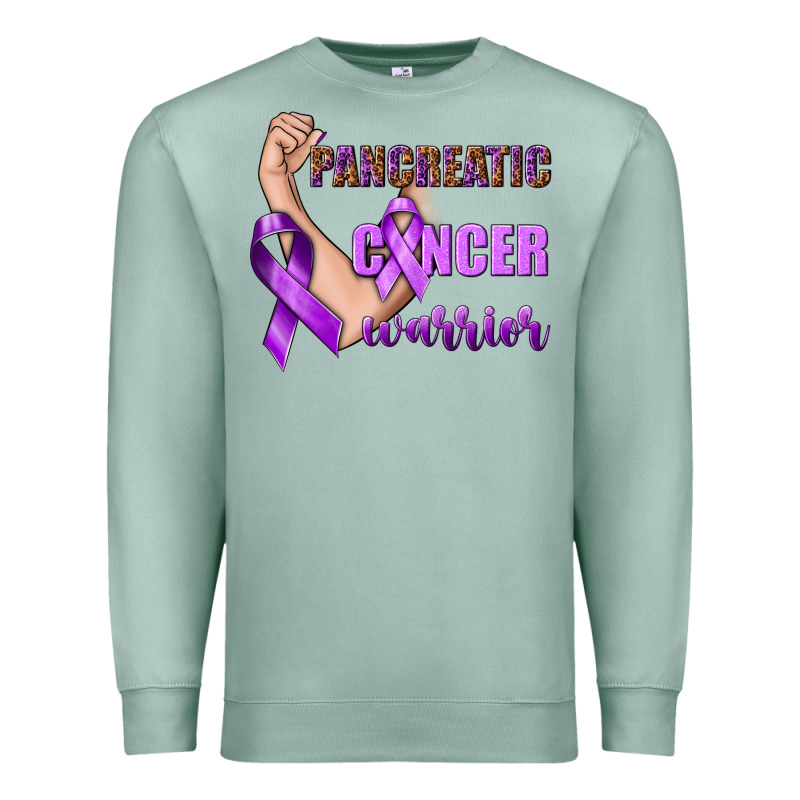Pancreatic Cancer Warrior Premium Sweatshirt by texasbilliewilder | Teevron