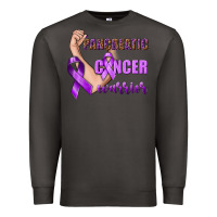Smoke Pancreatic Cancer Warrior Premium Sweatshirt - texasbilliewilder