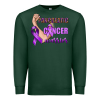 Sports Green Pancreatic Cancer Warrior Premium Sweatshirt - texasbilliewilder