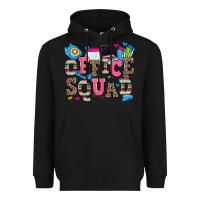 Black office squad Heavyweight Hoodie - Zillion Design Studio