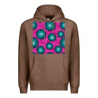 Chestnut floral pink leopard seamless pattern Premium Hoodie - BundleAndBundleShop