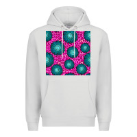 Dove Grey floral pink leopard seamless pattern Premium Hoodie - BundleAndBundleShop