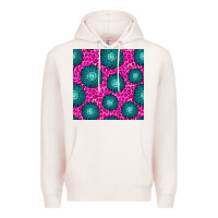 Pale Pink floral pink leopard seamless pattern Premium Hoodie - BundleAndBundleShop
