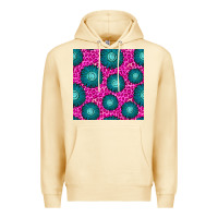 Pina Colada floral pink leopard seamless pattern Premium Hoodie - BundleAndBundleShop