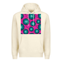 Sandshell floral pink leopard seamless pattern Premium Hoodie - BundleAndBundleShop