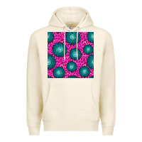 Tofu floral pink leopard seamless pattern Premium Hoodie - BundleAndBundleShop