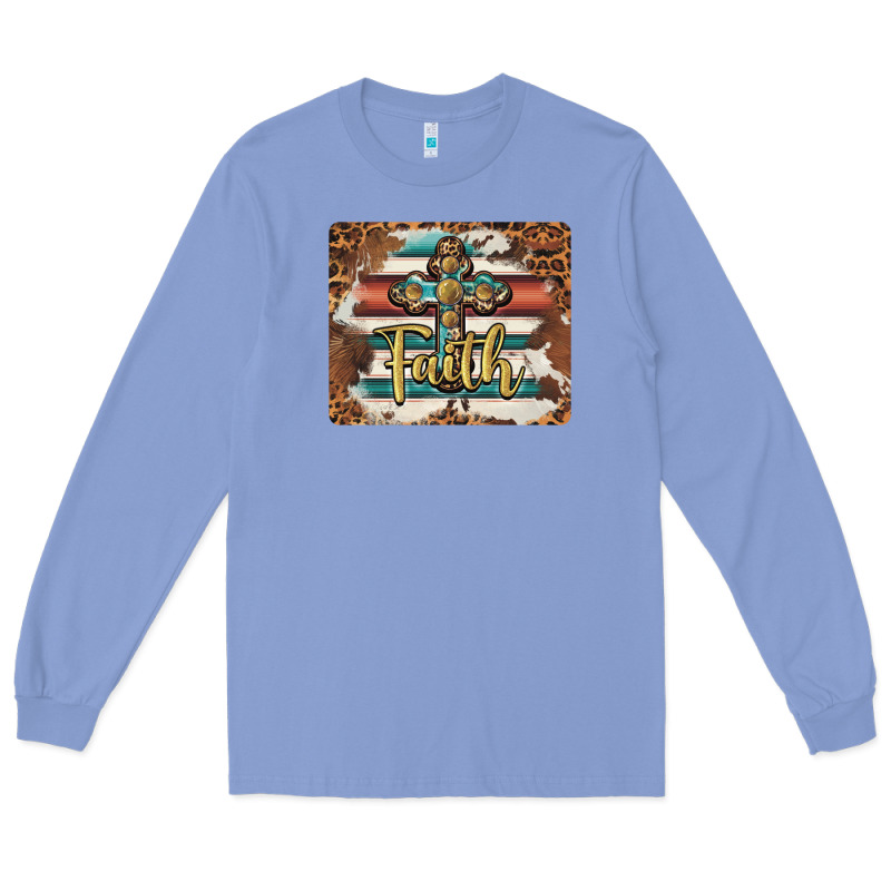 Faith Cross Mousepad Long Sleeve Tee by BarkalooDesign | Teevron