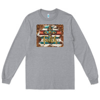 Heather Grey faith cross mousepad Long Sleeve Tee - BarkalooDesign