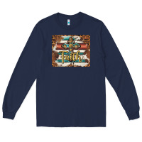 Navy faith cross mousepad Long Sleeve Tee - BarkalooDesign