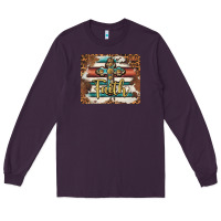 Plum faith cross mousepad Long Sleeve Tee - BarkalooDesign
