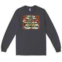 Smoke faith cross mousepad Long Sleeve Tee - BarkalooDesign