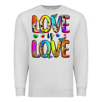 Dove Grey love is love Premium Sweatshirt - Zillion Design Studio