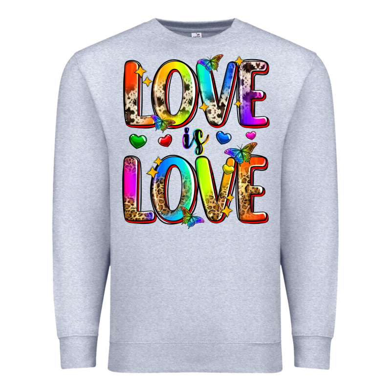 Love Is Love Premium Sweatshirt by Zillion Design Studio | Teevron