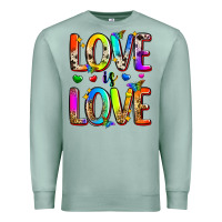 Seafoam love is love Premium Sweatshirt - Zillion Design Studio