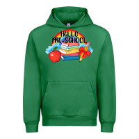 Emerald Hello Pre School Urban Hoodie - AdoDesignShop
