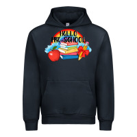 Navy Hello Pre School Urban Hoodie - AdoDesignShop
