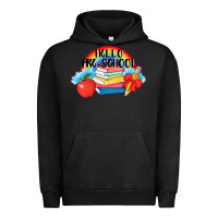 Pigment Black Hello Pre School Urban Hoodie - AdoDesignShop