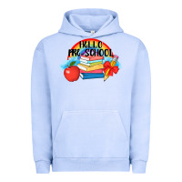 Pigment Grape Ice Hello Pre School Urban Hoodie - AdoDesignShop