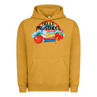 Pigment Peanut Butter Hello Pre School Urban Hoodie - AdoDesignShop