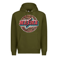 Army Green mama Premium Hoodie - JahusDesignShop