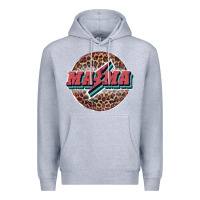 Heather Grey mama Premium Hoodie - JahusDesignShop