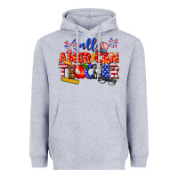 Heather Grey all american teacher Heavyweight Hoodie - texasbilliewilder