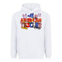 White all american teacher Heavyweight Hoodie - texasbilliewilder