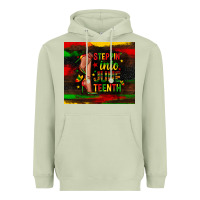 Matcha steppin into juneteenth Heavyweight Hoodie - Zillion Design Studio