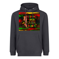 Smoke steppin into juneteenth Heavyweight Hoodie - Zillion Design Studio