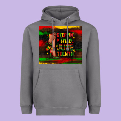 Heavyweight Hoodie steppin into juneteenth