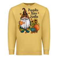 Antique Gold pumpkin spice junkie Premium Sweatshirt - RanaPortraitStore