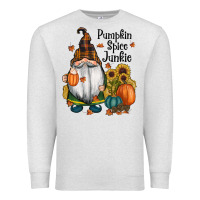 Oatmeal Heather pumpkin spice junkie Premium Sweatshirt - RanaPortraitStore