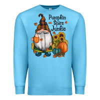 Ocean Blue pumpkin spice junkie Premium Sweatshirt - RanaPortraitStore