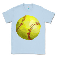 Dusty Blue softball Classic Tee - FaDigitalArtStudio