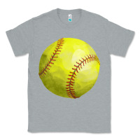 Heather Grey softball Classic Tee - FaDigitalArtStudio
