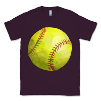 Plum softball Classic Tee - FaDigitalArtStudio