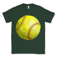 Sports Green softball Classic Tee - FaDigitalArtStudio