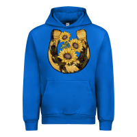 Cobalt horseshoe sunflower camouflage Urban Hoodie - AdoDesignShop
