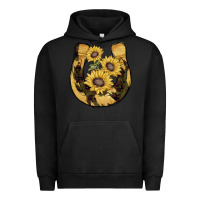 Pigment Black horseshoe sunflower camouflage Urban Hoodie - AdoDesignShop