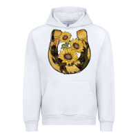 White horseshoe sunflower camouflage Urban Hoodie - AdoDesignShop