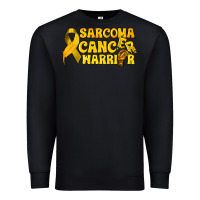Black Sarcoma Cancer Warrior Premium Sweatshirt - texasbilliewilder