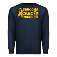 Navy Sarcoma Cancer Warrior Premium Sweatshirt - texasbilliewilder